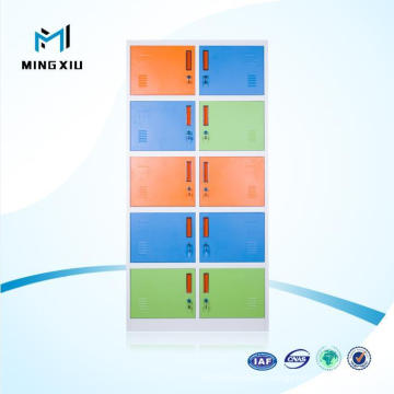 Mingxiu High Quality 10 Door Steel Cabinet Clothes Locker / Steel Locker Cabinet